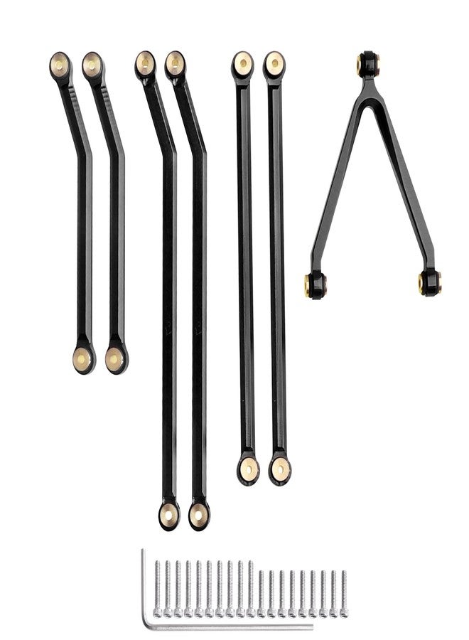 AllinRC High Clearance Chassis Links Front 4 Links Set for SCX24 Gladiator AXI00005 Axial 1/24 RC Crawler Car Upgrades, 8pcs (Black) - Image 3